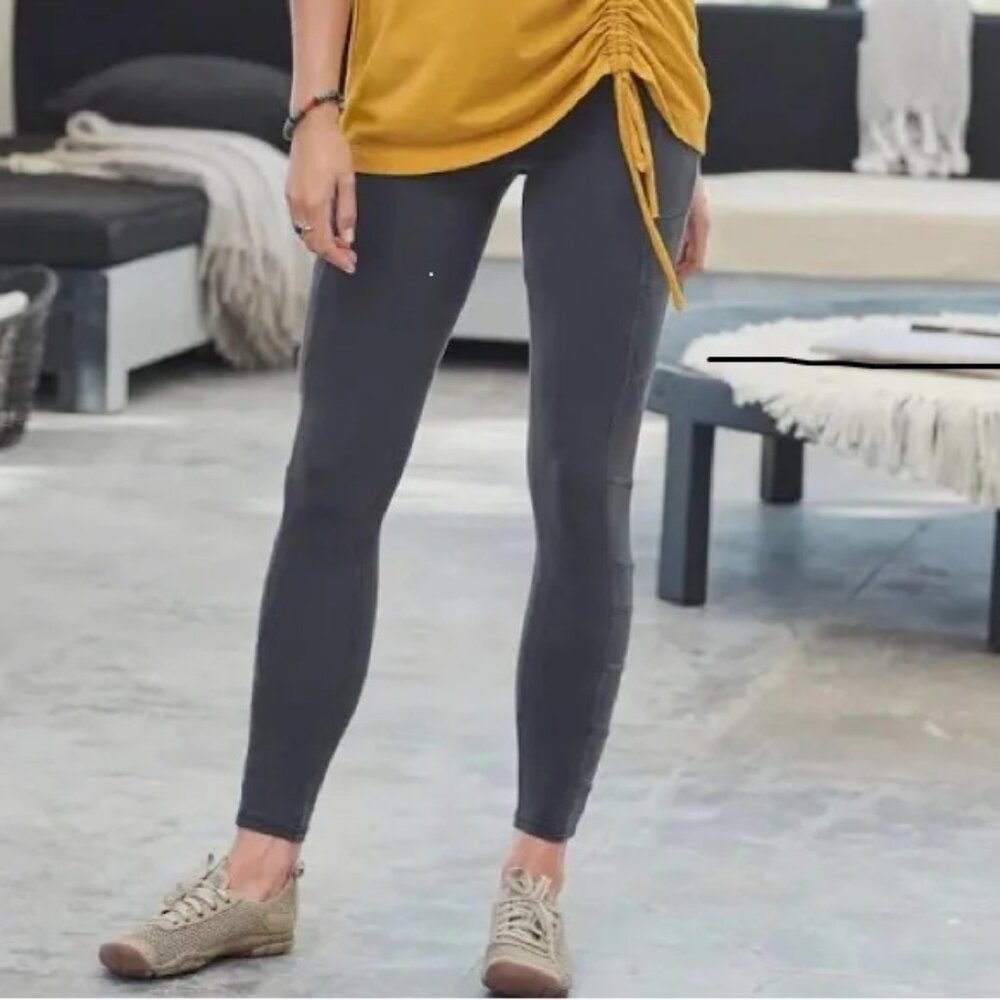 Sundance Evoluution Moto gray casual leggings S